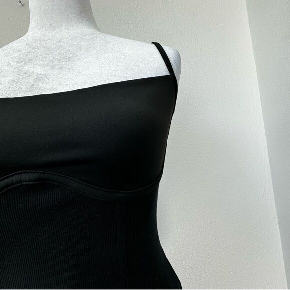 Commense Square Neck Corset Black Pull On Tank SZ S NWT - Picture 6 of 15